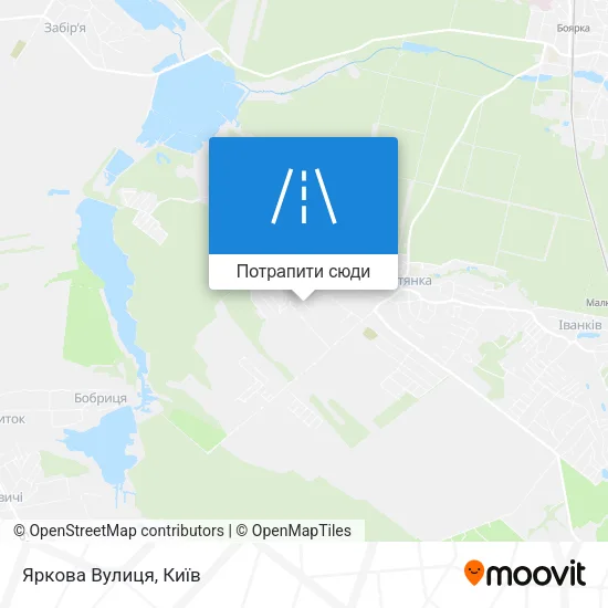 Карта Яркова Вулиця
