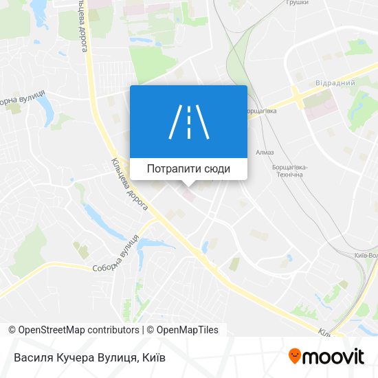 Карта Василя Кучера Вулиця