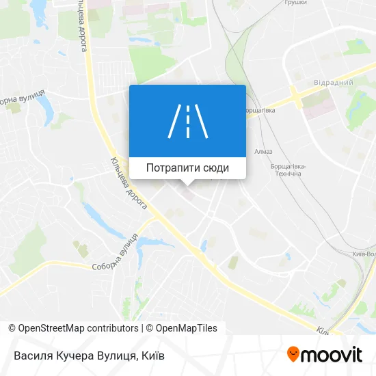 Карта Василя Кучера Вулиця