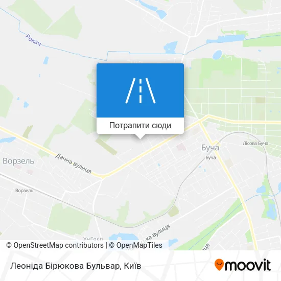 Карта Леоніда Бірюкова Бульвар
