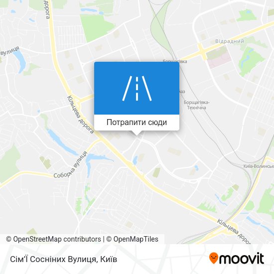 Карта Сім’Ї Сосніних Вулиця