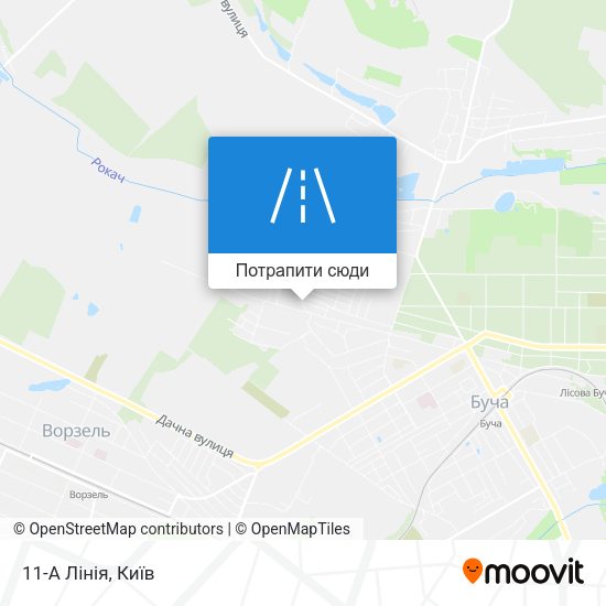 Карта 11-А Лінія