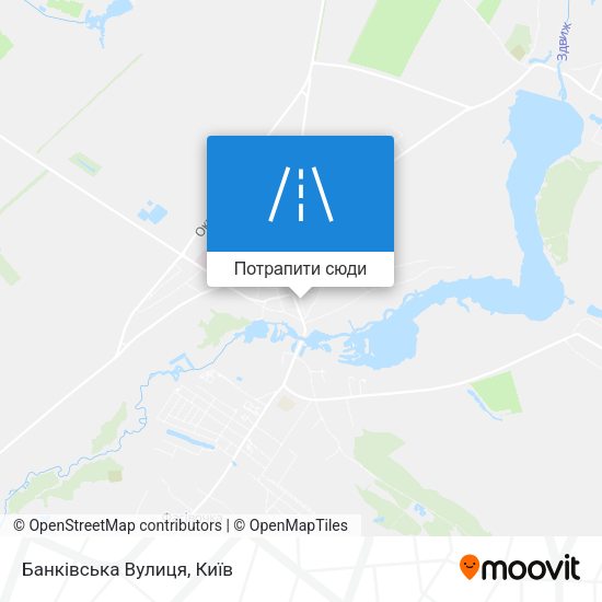 Карта Банківська Вулиця