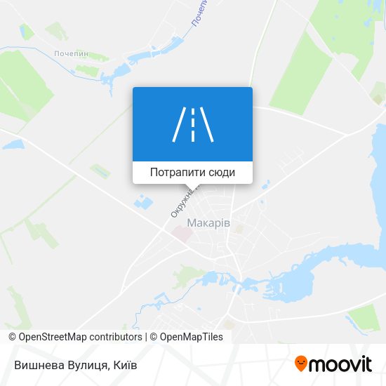 Карта Вишнева Вулиця