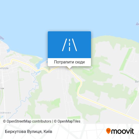 Карта Беркутова Вулиця