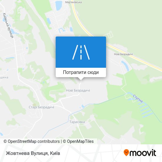 Карта Жовтнева Вулиця