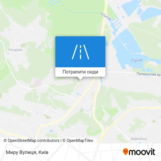Карта Миру Вулиця