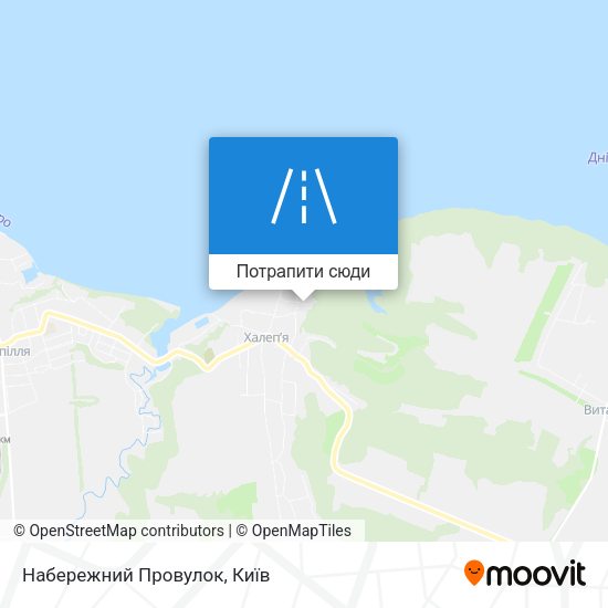 Карта Набережний Провулок