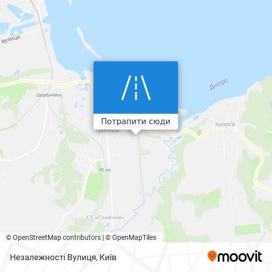Карта Незалежності Вулиця