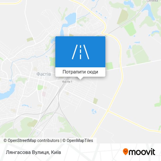 Карта Лянгасова Вулиця