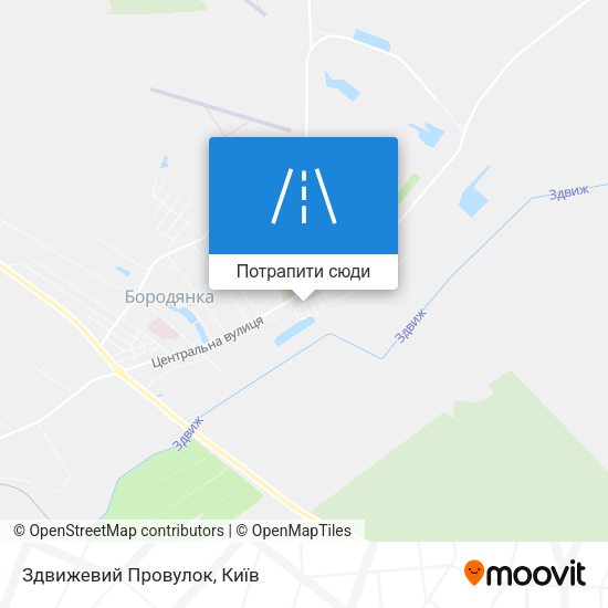 Карта Здвижевий Провулок