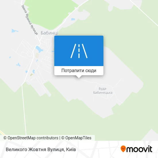 Карта Великого Жовтня Вулиця