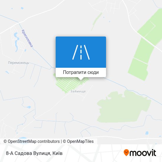 Карта 8-А Садова Вулиця