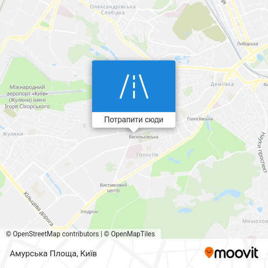 Карта Амурська Площа