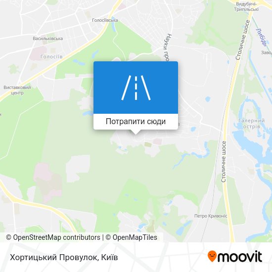 Карта Хортицький Провулок