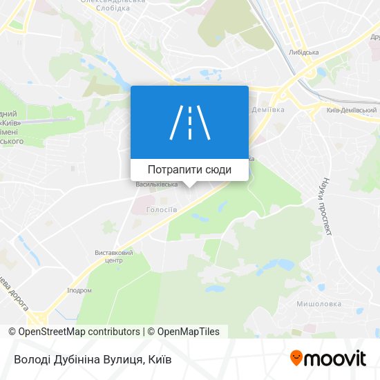 Карта Володі Дубініна Вулиця