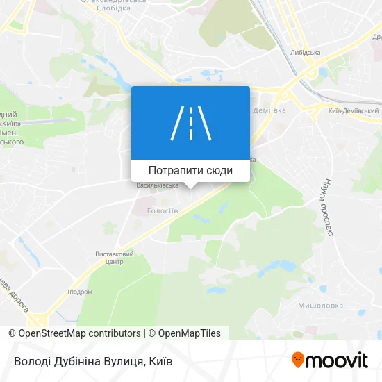 Карта Володі Дубініна Вулиця