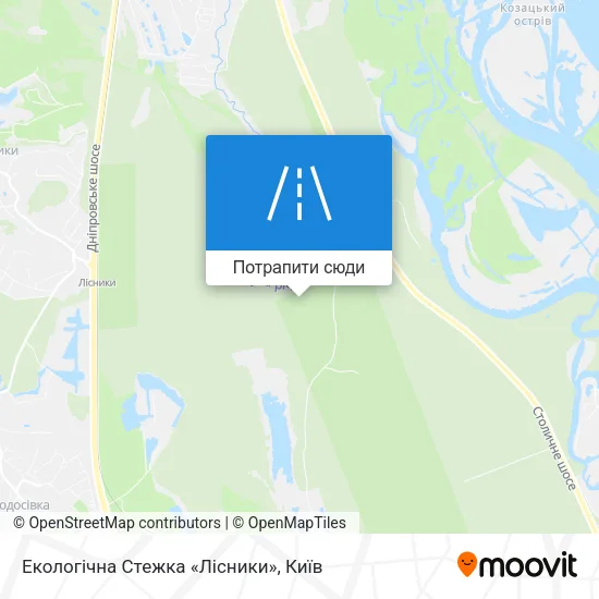 Карта Екологічна Стежка «Лісники»