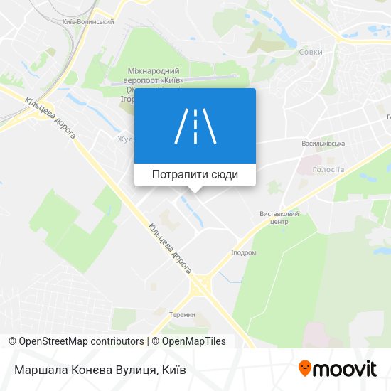 Карта Маршала Конєва Вулиця