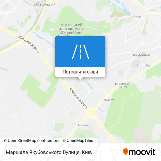 Карта Маршала Якубовського Вулиця
