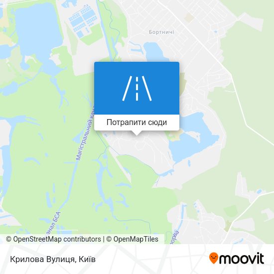 Карта Крилова Вулиця