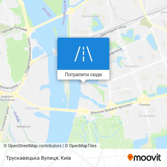 Карта Трускавецька Вулиця