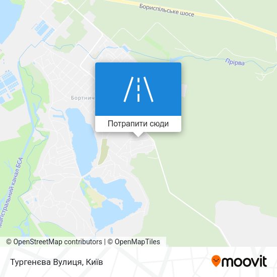 Карта Тургенєва Вулиця