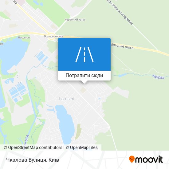 Карта Чкалова Вулиця