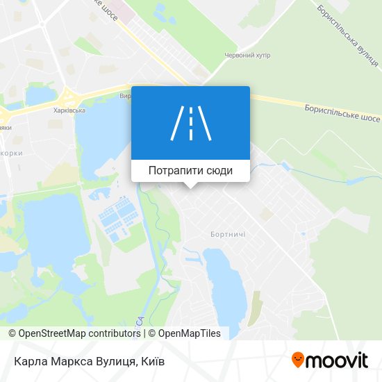 Карта Карла Маркса Вулиця
