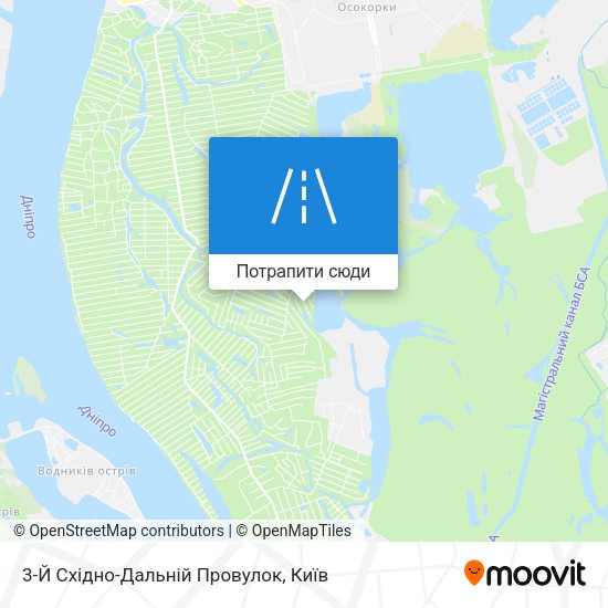 Карта 3-Й Східно-Дальній Провулок
