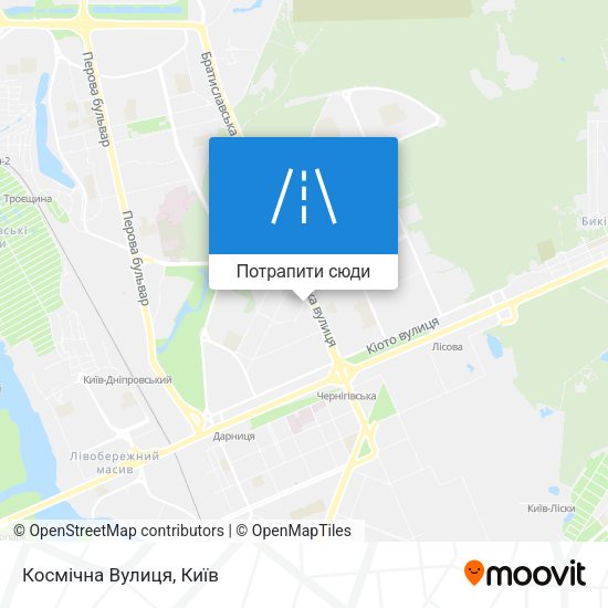 Карта Космічна Вулиця