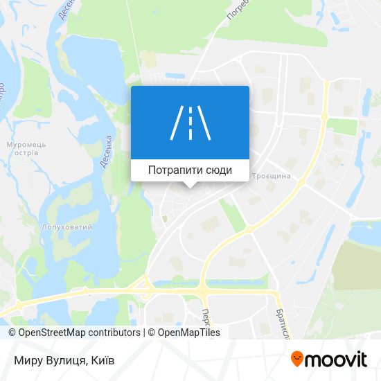 Карта Миру Вулиця