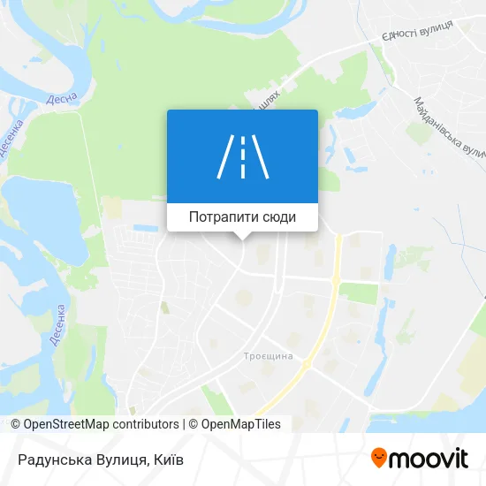 Карта Радунська Вулиця