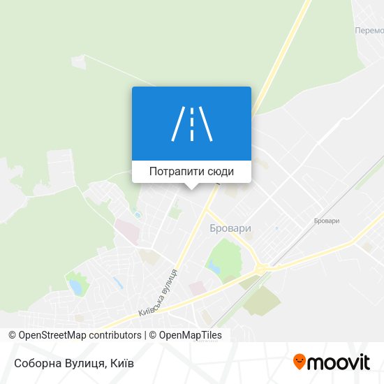 Карта Соборна Вулиця