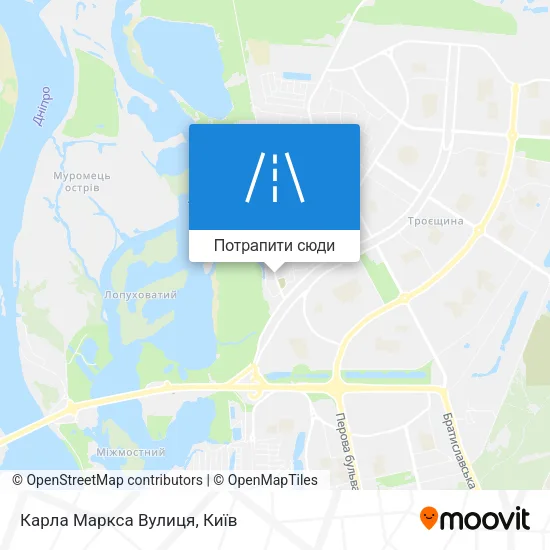 Карта Карла Маркса Вулиця
