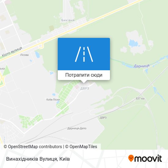 Карта Винахідників Вулиця