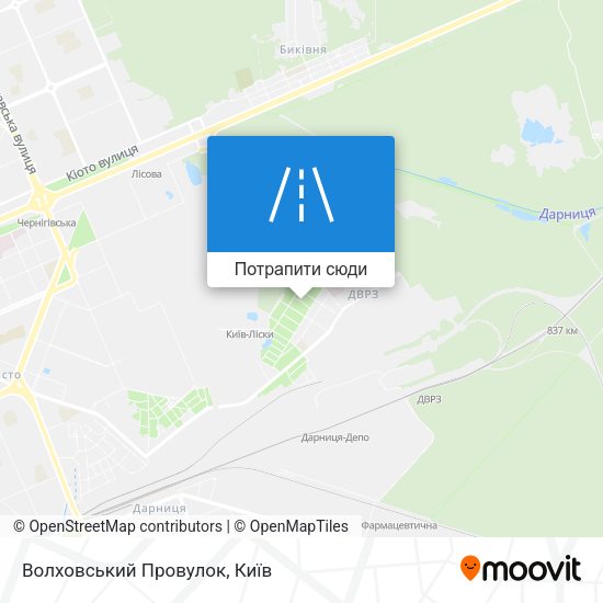 Карта Волховський Провулок