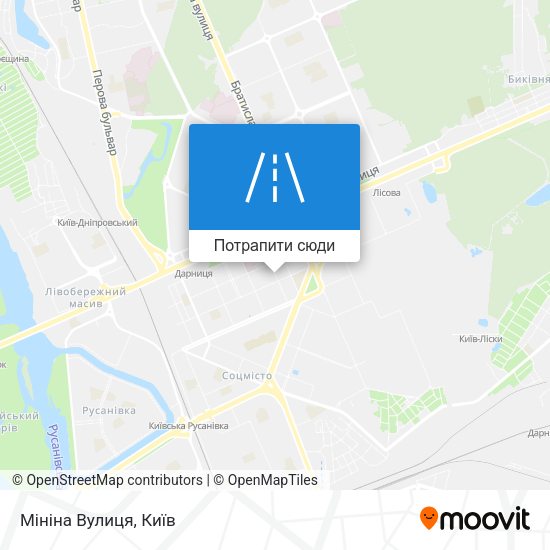 Карта Мініна Вулиця