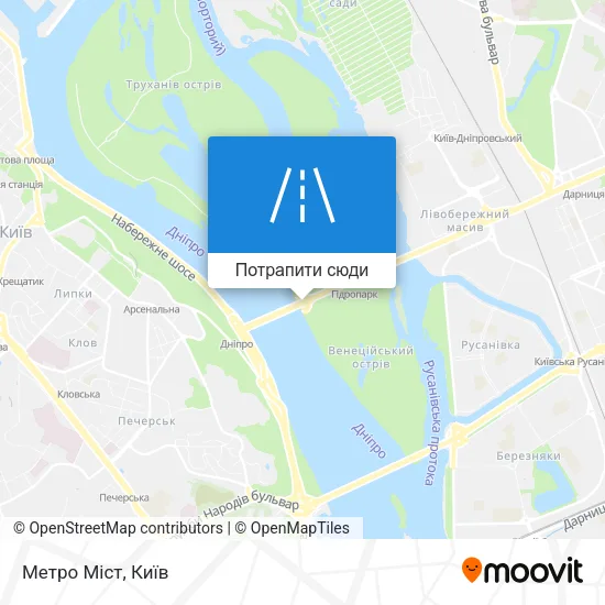 Карта Метро Міст