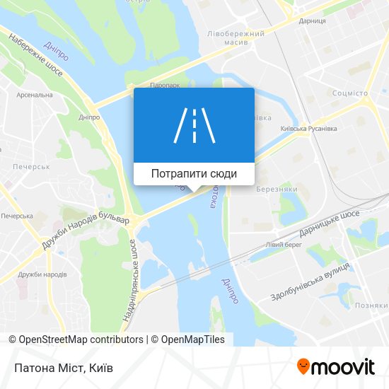 Карта Патона Міст
