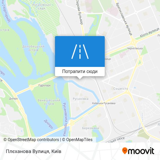 Карта Плєханова Вулиця