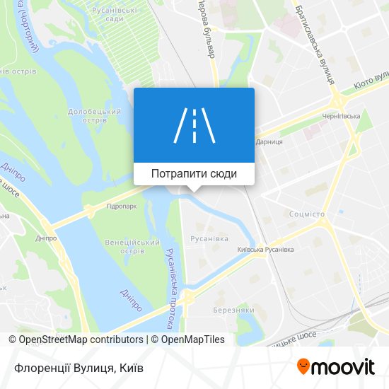 Карта Флоренції Вулиця