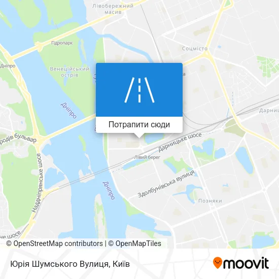 Карта Юрія Шумського Вулиця
