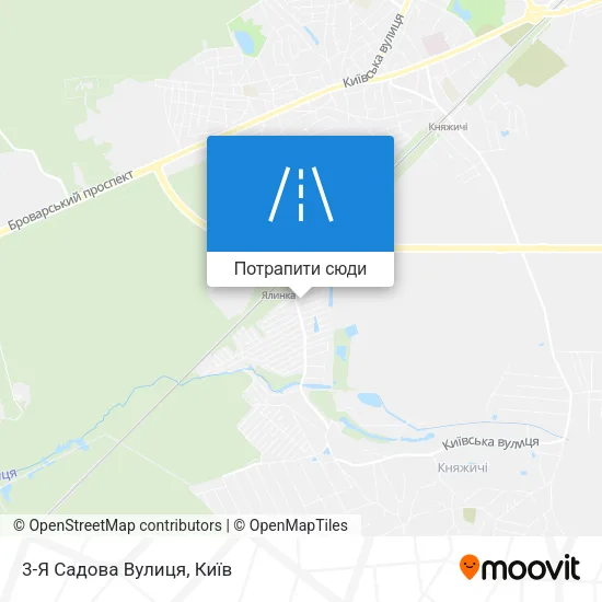 Карта 3-Я Садова Вулиця