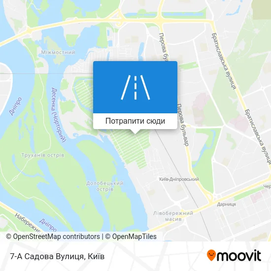 Карта 7-А Садова Вулиця