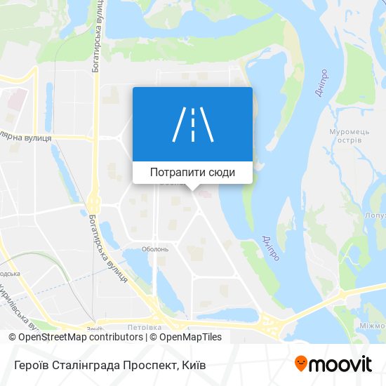 Карта Героїв Сталінграда Проспект