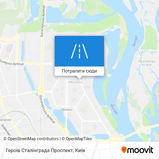 Карта Героїв Сталінграда Проспект