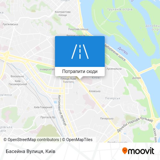 Карта Басейна Вулиця