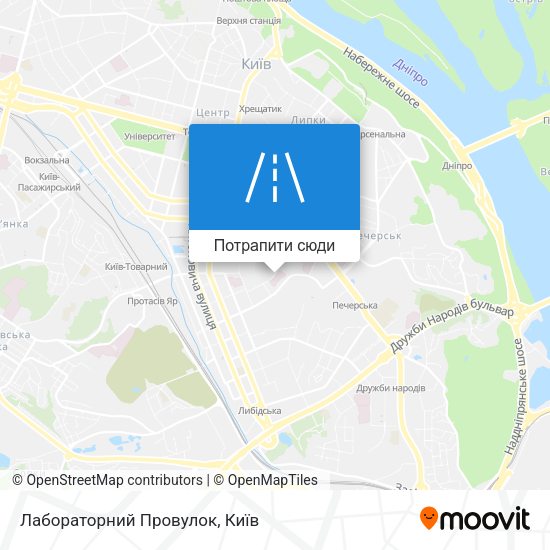 Карта Лабораторний Провулок