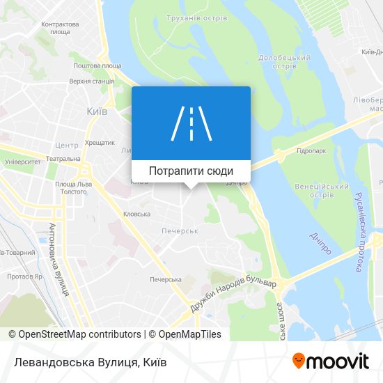 Карта Левандовська Вулиця